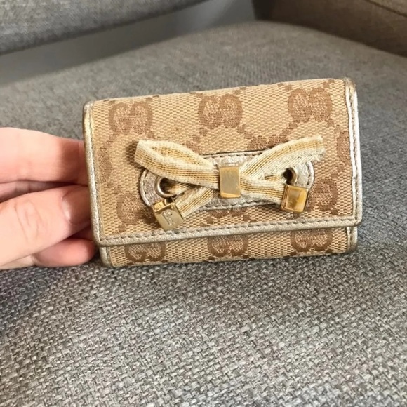 Gucci key holder with card slot - Picture 1 of 8